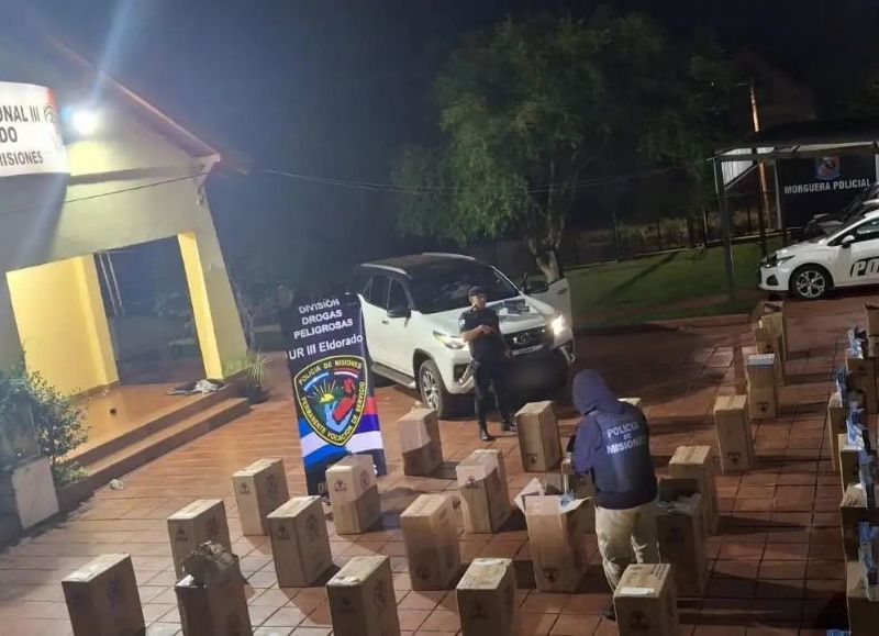 Interceptan en Eldorado una Toyota SW4 robada en Brasil con contrabando millonario