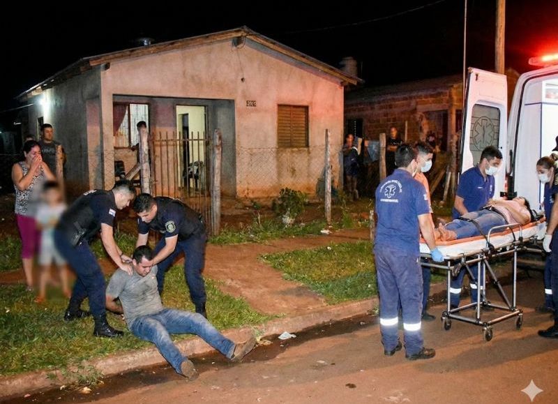 Intento de femicidio en Garupá: una mujer quedó gravemente herida y su pareja fue detenida
