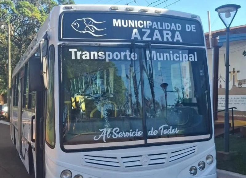 Azara ofrece servicio de transporte gratuito a Posadas para trámites y atención médica