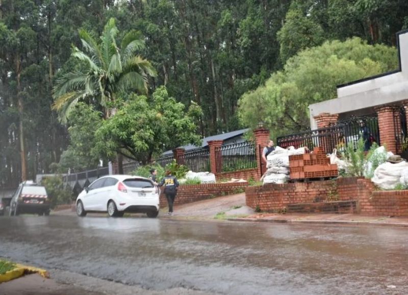 Allanamiento por presunto narcotráfico en San Pedro