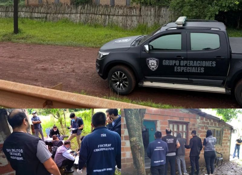 Operativos contra la pedofilia en Misiones: dos detenidos en Cerro Corá y Garupá tras alertas internacionales
