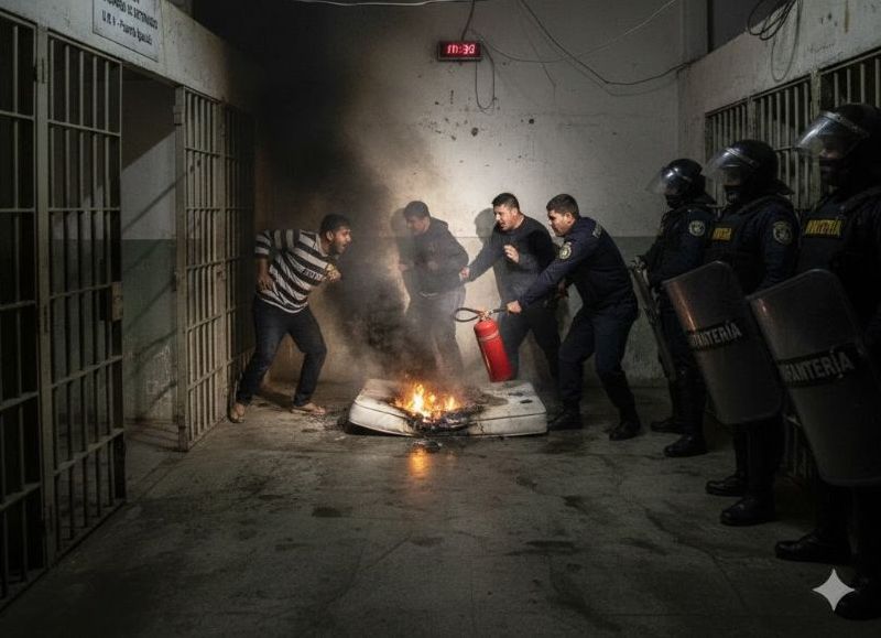 La Policía controló una pelea entre detenidos en Puerto Iguazú